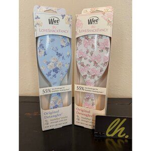 LoveShackFancy Wet Brush Original Detangler Set Rosa Beaux Everblooming Rosettes